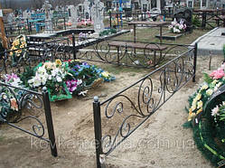 Огорожа на кладовищі ковані арт.рт 15