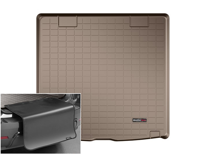 Автомобільний килимок в багажник авто Weathertech BMW 5 Touring 11-16 бежевий БМВ 5, фото 1