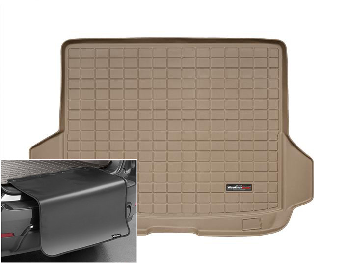 Автомобільний килимок в багажник авто Weathertech BMW 5 Gran Turismo 10-16 бежевий БМВ 5, фото 1