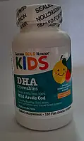 Омега-3 детский клубнично-лимонный, California Gold Nutrition, 180 капсул