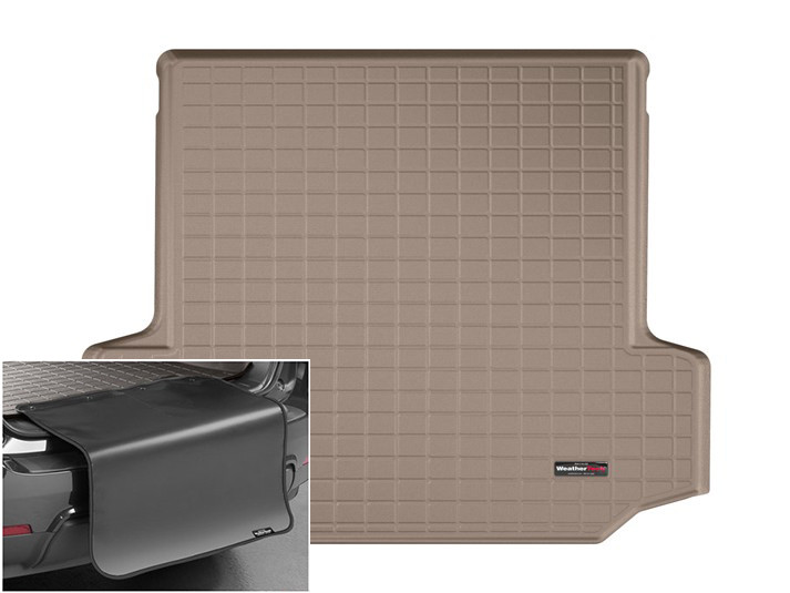Автомобільний килимок в багажник авто Weathertech BMW 6 18- бежевий за 2м рядом БМВ 6, фото 1