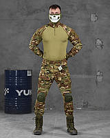 Форма зсу нового образца с наколенниками, армейские костюмы всу камуфляж, тактическая форма зсу se806