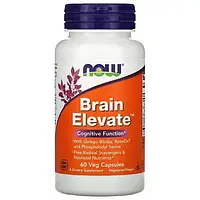 Активатор памяти (Brain elevate), NOW Foods, 60 капсул