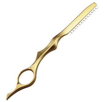 Бритва філірувальна Razor Barber Gold, золота (HP90245-GO)