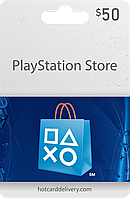 Пополнение PSN Gift Card на сумму 50 USD (Регион USA)