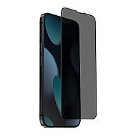 Защитное стекло Privacy для Apple iPhone 14 Pro black (тех.пак.)