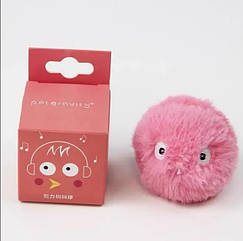 Іграшка м'ячик кулька для кота інтерактивна Рожева