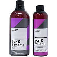 Ручной шампунь и очиститель металлических вкраплений 2в1 1л CarPRO IronX Snow Soap