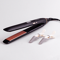 Выпрямитель стайлер для волос керамический до 230 градусов, утюжок стайлер для выравнивания волос с дисплеем