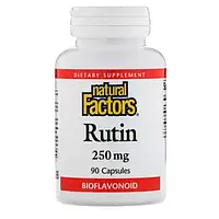 Рутин антиоксидант 250 мг, Natural Factors, 90 капсул