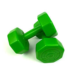 Гантелі для фітнесу композитні 2 штуки по 2 кг 7FIT