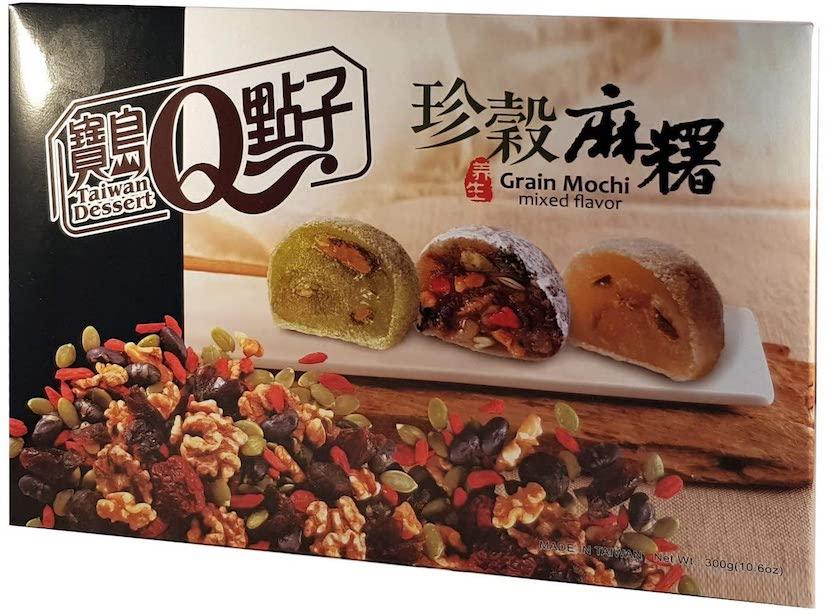 Японские Моти со злаками в ассорти, ТМ Taiwan Dessert, 300 г - фото 1 - id-p1525554109