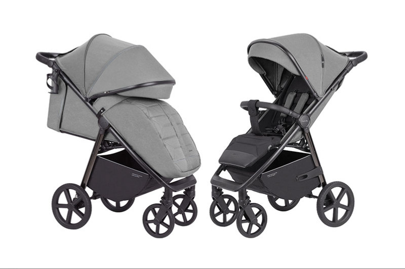 Коляска дитяча прогулянкова Carrello Bravo Plus CRL-5515 Mist Grey сіра
