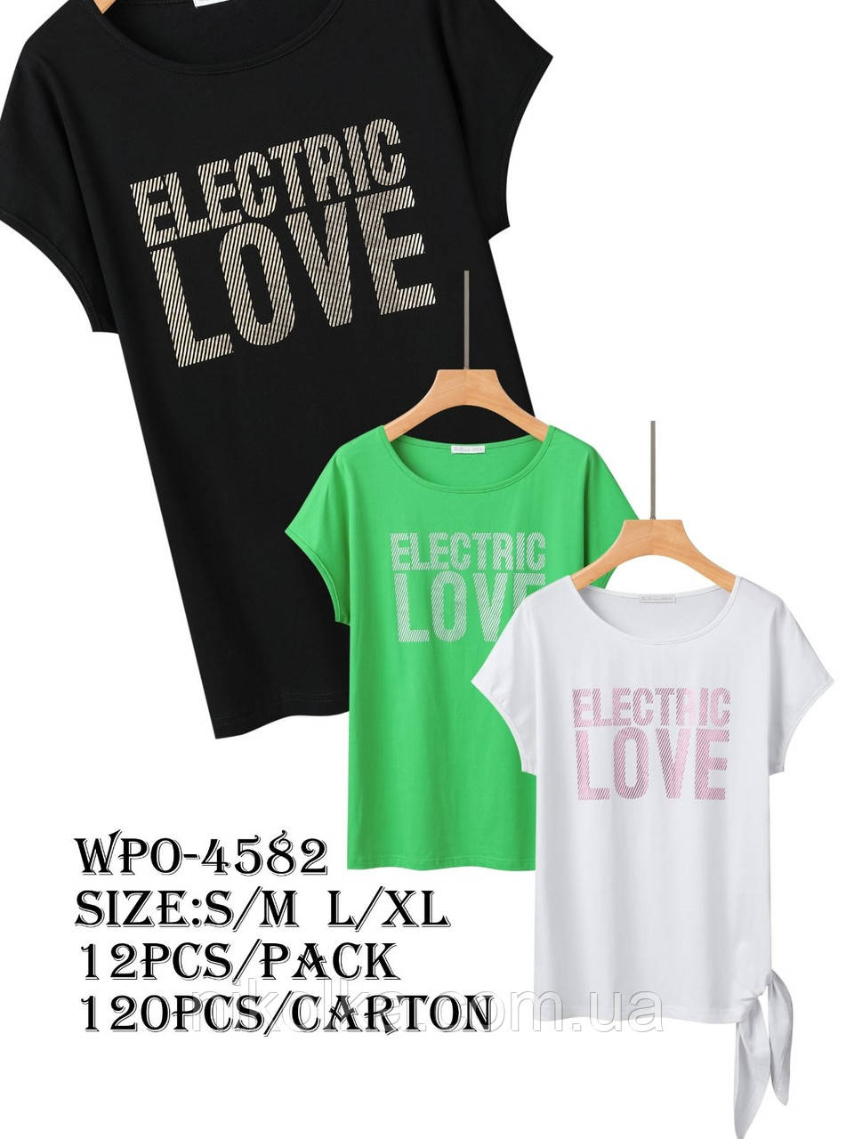 Женские футболки оптом, Glo-story, S-XL рр., арт. WPO-4582