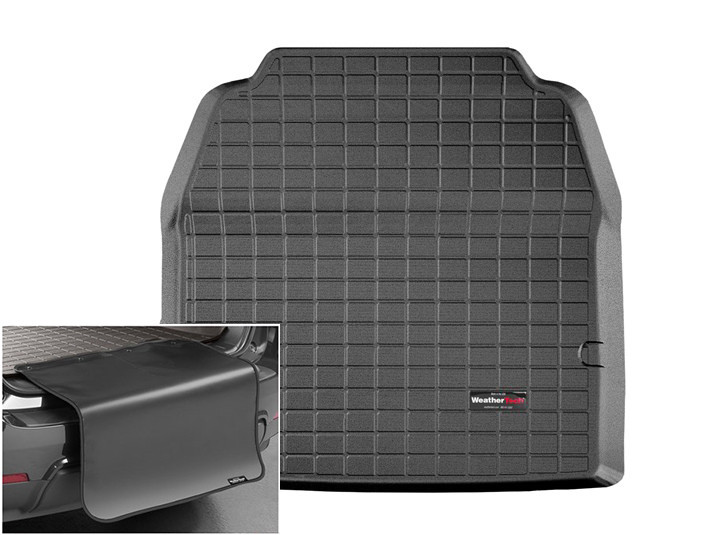 Автомобільний килимок в багажник авто Weathertech Cadillac CTS купе 10-13 чорний Кадиллак ЦТС, фото 1