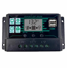 Контролер для сонячної панелі 30 Ah 50V PWM