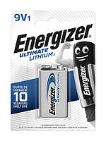 Батарейка Energizer Ultimate Lithium 9v (Krona), литиевая