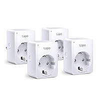 Смарт-розетка TP-LINK Tapo P100 4 шт/пак N300 BT 10A (TAPO-P100-4-PACK)