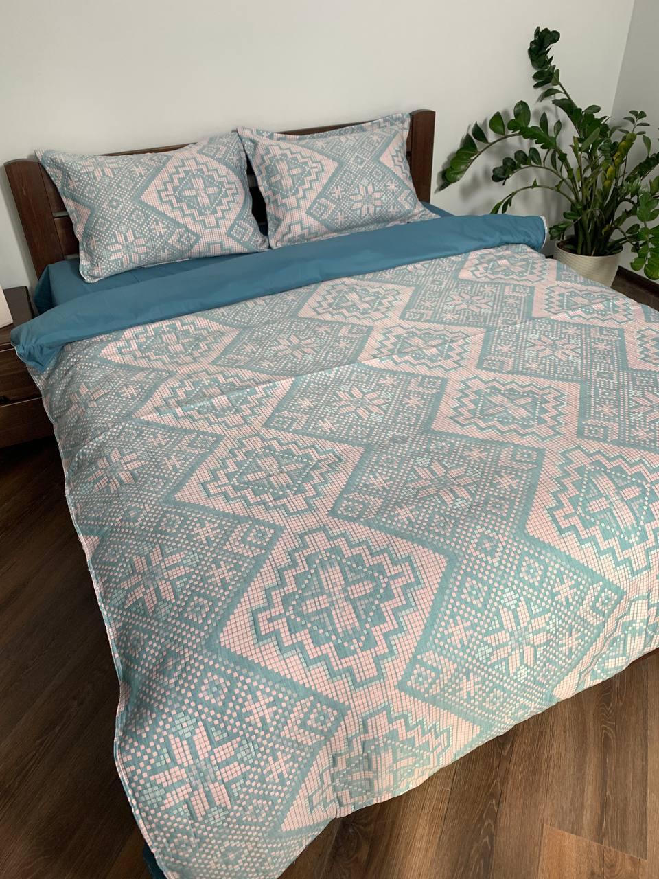 Муслінова постільна білизна Євро