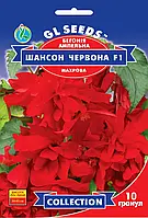 Насіння Бегонiї ампельної Шансон червона F1 (10шт), Collection, TM GL Seeds