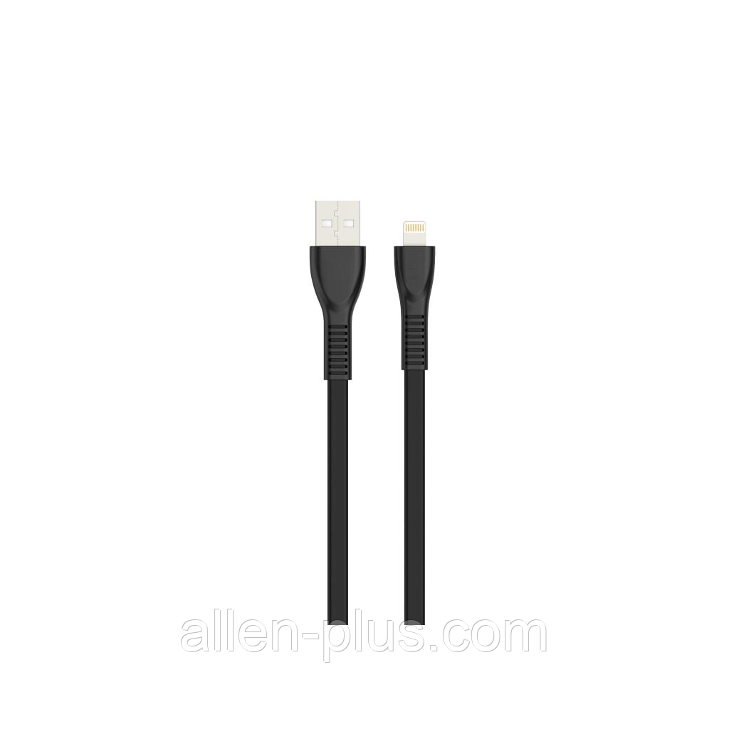 Кабель для передавання даних/заряджання HAVIT HV-H610 (USB/lightning), 2 A, 1 м, black, фото 1