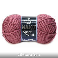 Nako Sport Wool - 327 запорошена троянда