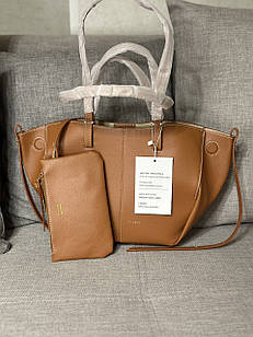 Шкіряна сумка  camel від Polene