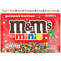 Драже M&M'S Minis Peanut Butter, 240г