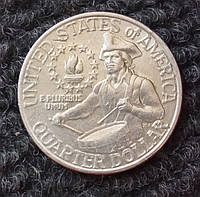 25 центов 1976 г. (квотер) юбилейная "200 лет Независимости США"