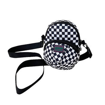 Дитяча сумка Lesko TD-637/1 Black через плече на два відділення з ремінцем 7 шт.