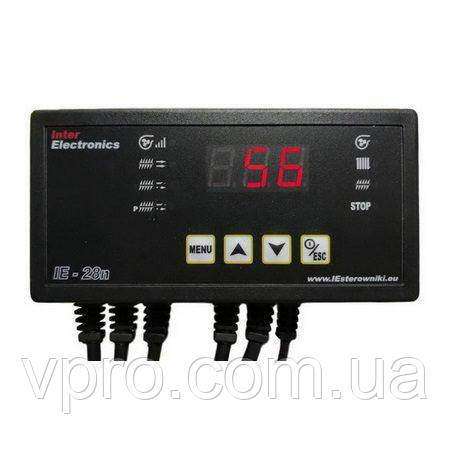 Автоматика ТВЕРДОТОПЛИВОГО для котла Inter Electronics IE-28n (на 1вент + 1 шнек + 1 насос), фото 1