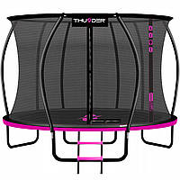 Батут с внутренней сеткой THUNDER Inside Ultra 14FT 435 см Black/Pink лучшая цена с быстрой доставкой по