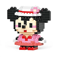 Конструктор фигурка Пиксели BRICKS Минни Маус Minnie Mouse