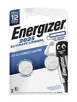 Батарейка Energizer Ultimate Lithium CR2025, литиевая, 2шт