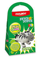 Маса для ліплення Paulinda Super Dough Fun4one Зебра рухливі очі (PL-1563)