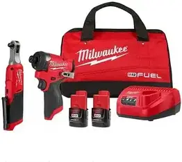 Набір акумуляторних інструментів Milwaukee M12 Fuel 3453-22HSR (комплект)