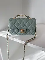 Chanel mini mint 16x10x5