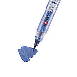 Маркер акварельний SANTI Glitter Brush, пензель, 06, кобальт, фото 3