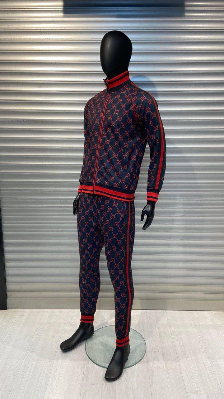 Чоловічий спортивний костюм Gucci CK7731 червоний  S, XL, XXL, фото 1