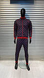 Чоловічий спортивний костюм Gucci CK7731 червоний  S, XL, XXL, фото 3