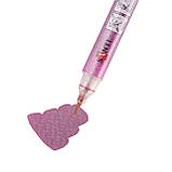 Маркер акварельний SANTI Glitter Brush, пензель, 17, вінтажний рожевий, фото 3