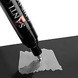 Маркер дзеркальний SANTI Chrome, 3 мм, срібло., фото 3