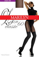 Колготки с имитацией чулков Marilyn Zazu classic 60 Den черные