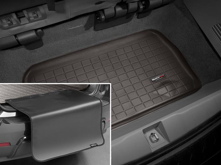 Автомобільний килимок в багажник авто Weathertech Cadillac Escalade 21- какао за 3м рядом Кадиллак Эскалейд, фото 1