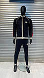 Чоловічий спортивний костюм Gucci CK7729 чорний, фото 2