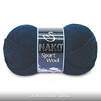 Nako Sport Wool - 3088 темно синий