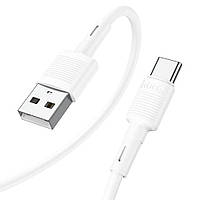 SM  SM Кабель Hoco X83, Type-C-USB, 3A, White, длина 1м, BOX