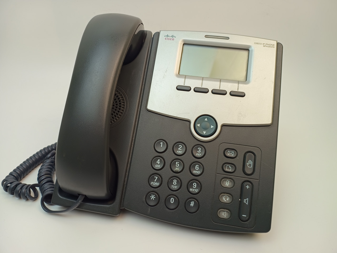 IP-телефон Cisco SB SPA502G (V01) 1 лінія, дісплей, 2 x  RJ-45, живлення PoE, вживаний
