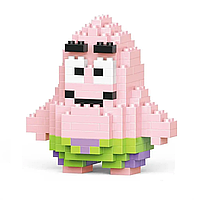 Конструктор фігурка Пікселі BRICKS Патрік Стар Губка Боб Patrick Star SpongeBob