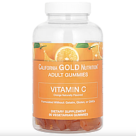 Вітамін C для дітей з 4 років, California Gold Nutrition, 90 жувальних мармеладок (термін 03.24)